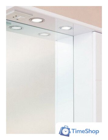  Onika Шкаф с зеркалом Балтика 67.02 правый (белый) [206704] - Изображение №4 — Интернет-магазин Time-Shop