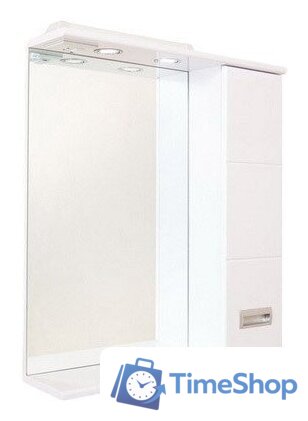  Onika Шкаф с зеркалом Балтика 67.02 правый (белый) [206704] - Изображение №1 — Интернет-магазин Time-Shop