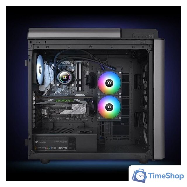 Система жидкостного охлаждения для процессора Thermaltake TH240 V2 ARGB CL-W361-PL12SW-A - Изображение №6 — Интернет-магазин Time-Shop