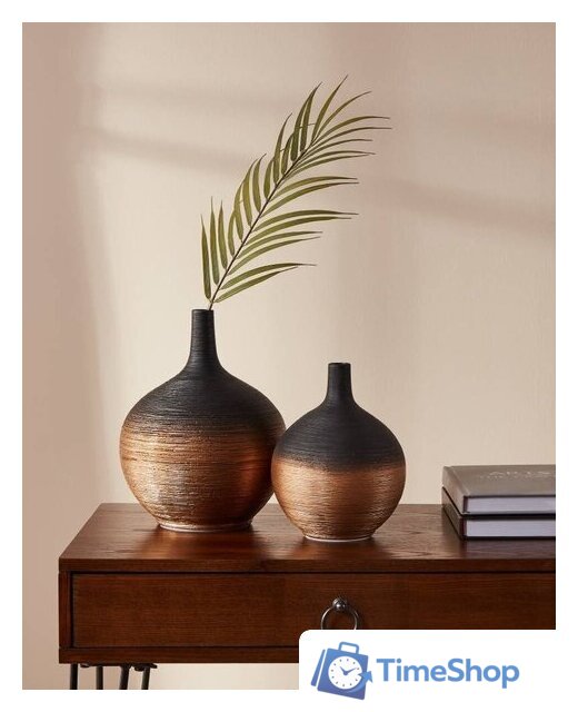 Ваза Eglo Saryksu 421414 (керамика, черный/золото) - Изображение №4 — Интернет-магазин Time-Shop