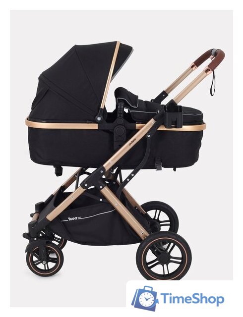 Универсальная коляска Rant Basic Pulsar Gold RA160 (2 в 1, black) - Изображение №4 — Интернет-магазин Time-Shop