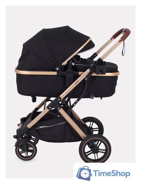 Универсальная коляска Rant Basic Pulsar Gold RA160 (2 в 1, black) - Изображение №5 — Интернет-магазин Time-Shop