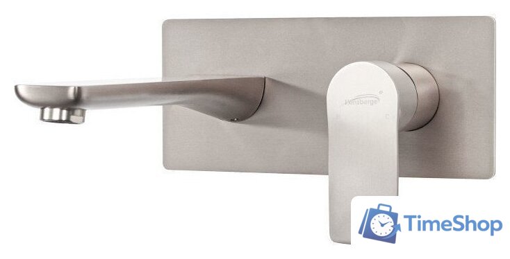 Смеситель Hansberge H699 (никель) - Изображение №1 — Интернет-магазин Time-Shop