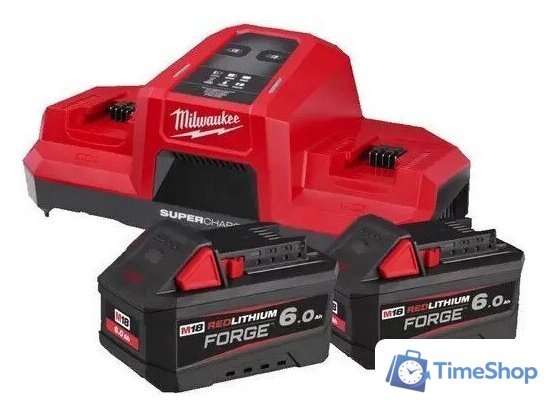 Аккумулятор с зарядным устройством Milwaukee FORGENRG-602 4933498549 (18В + 18В/6 Ач) - Изображение №1 — Интернет-магазин Time-Shop