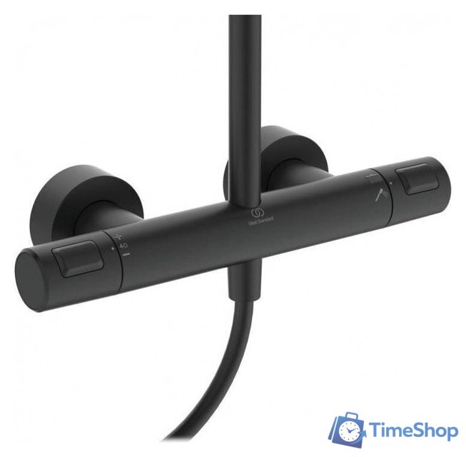 Душевая система  Ideal Standard Ceratherm Black A7545XG - Изображение №4 — Интернет-магазин Time-Shop