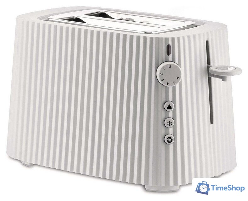 Тостер Alessi Plisse MDL08W (белый) - Изображение №1 — Интернет-магазин Time-Shop
