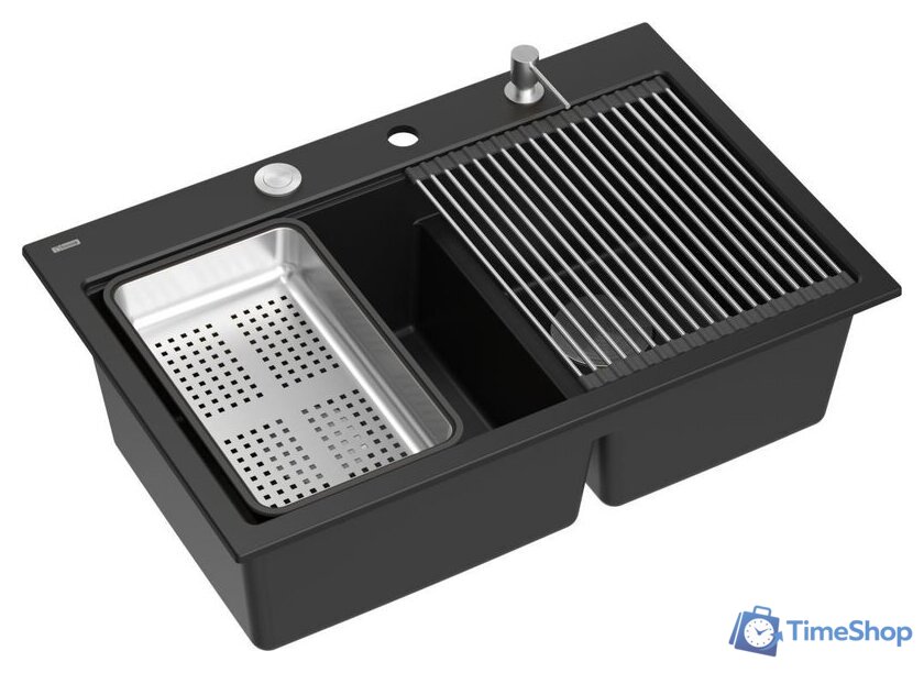 Кухонная мойка Quadron HQC7650U7_BS - Изображение №2 — Интернет-магазин Time-Shop