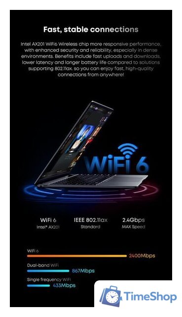 Ноутбук Chuwi CoreBook X 2023 i3 16GB+512GB - Изображение №19 — Интернет-магазин Time-Shop