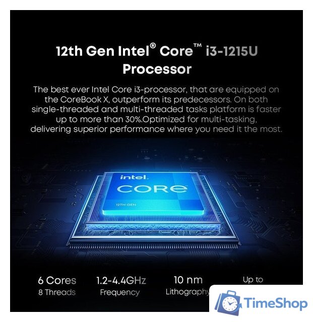 Ноутбук Chuwi CoreBook X 2023 i3 16GB+512GB - Изображение №13 — Интернет-магазин Time-Shop