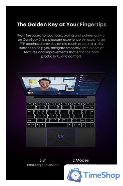 Ноутбук Chuwi CoreBook X 2023 i3 16GB+512GB - Изображение №17 — Интернет-магазин Time-Shop