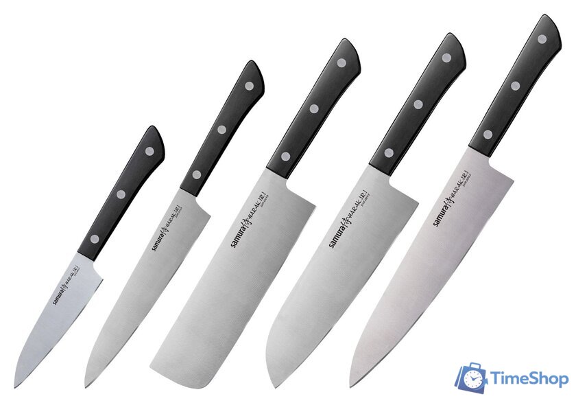 Набор ножей Samura Harakiri SHR-0250B - Изображение №1 — Интернет-магазин Time-Shop