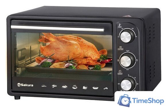 Мини-печь Sakura SA-7003B - Изображение №1 — Интернет-магазин Time-Shop
