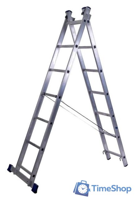 Лестница-трансформер Stairs AL207 (2x7 ступеней) - Изображение №1 — Интернет-магазин Time-Shop