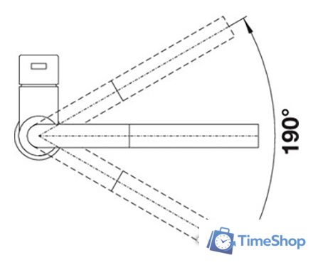 Смеситель Blanco Lanora-S 523123 - Изображение №6 — Интернет-магазин Time-Shop