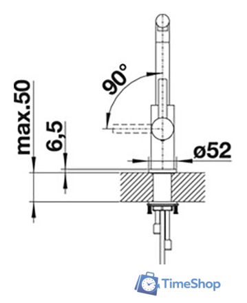 Смеситель Blanco Lanora-S 523123 - Изображение №7 — Интернет-магазин Time-Shop