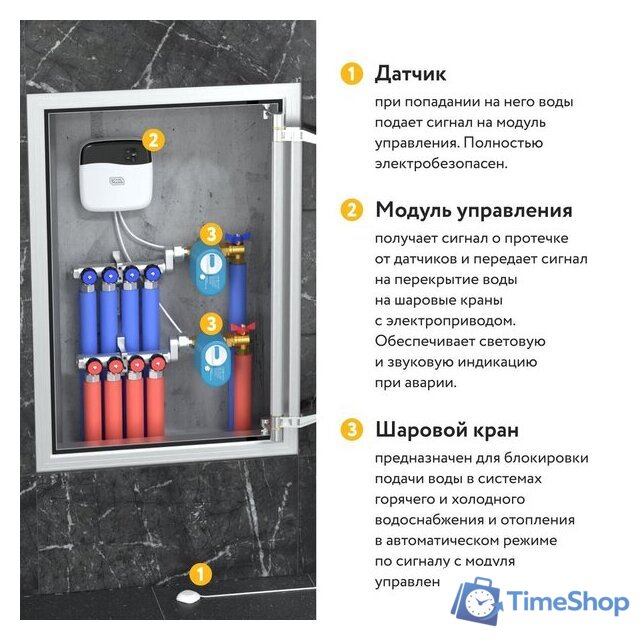 Набор защиты от протечек Stahlmann Smart 1/2 2287303 - Изображение №5 — Интернет-магазин Time-Shop