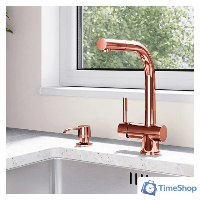 Дозатор для моющего средства Globalo Intio Copper - Изображение №6 — Интернет-магазин Time-Shop