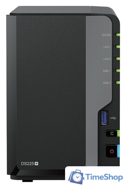 Сетевой накопитель Synology DiskStation DS225+ - Изображение №1 — Интернет-магазин Time-Shop
