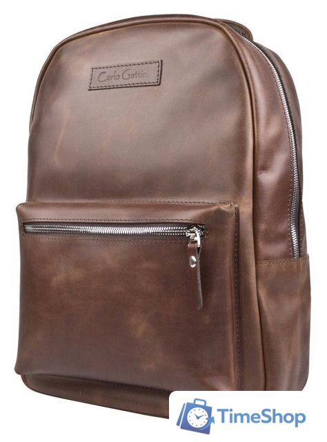 Городской рюкзак Carlo Gattini Antico Albiate 3103-02 (темно-коричневый) - Изображение №1 — Интернет-магазин Time-Shop