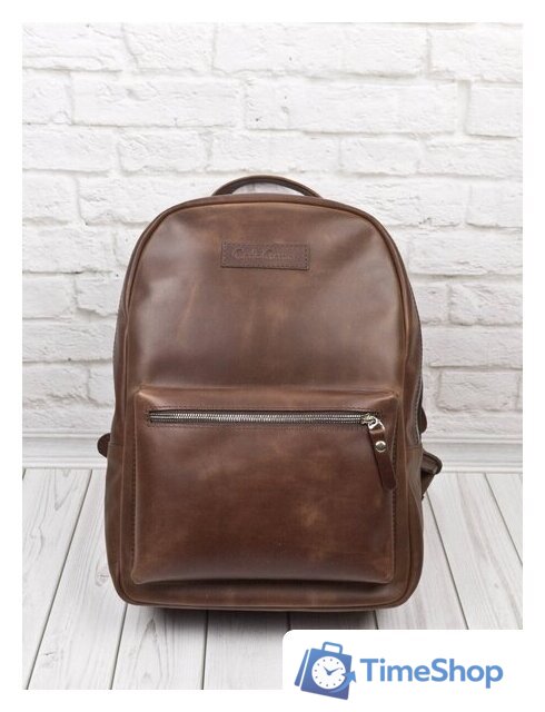 Городской рюкзак Carlo Gattini Antico Albiate 3103-02 (темно-коричневый) - Изображение №5 — Интернет-магазин Time-Shop