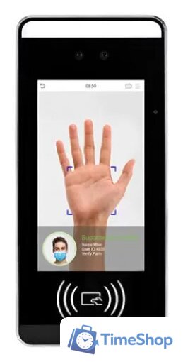 Биометрический терминал ZKTeco SpeedFace-V5L-RFID MF - Изображение №1 — Интернет-магазин Time-Shop