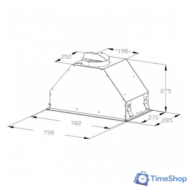 Кухонная вытяжка Korting KHI 9828 GN - Изображение №3 — Интернет-магазин Time-Shop