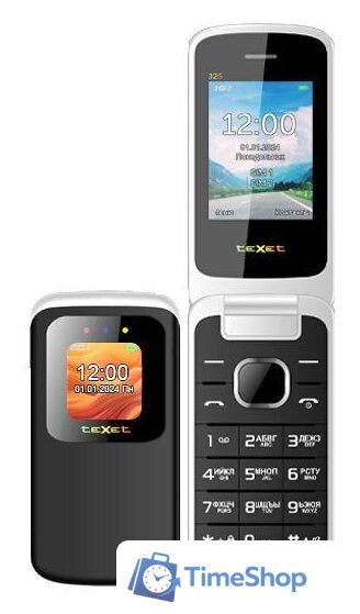 Кнопочный телефон TeXet TM-325 (антрацит) - Изображение №1 — Интернет-магазин Time-Shop