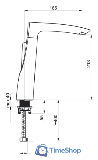 Смеситель Rubineta Aero-33 (540034) - Изображение №3 — Интернет-магазин Time-Shop