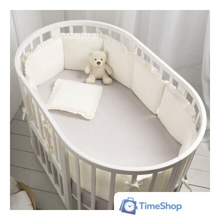 Бампер в кроватку Perina Lovely Dream (айвори) - Изображение №1 — Интернет-магазин Time-Shop