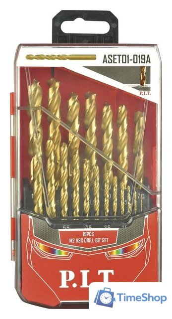 Набор сверл P.I.T. ASET01-019A - Изображение №1 — Интернет-магазин Time-Shop