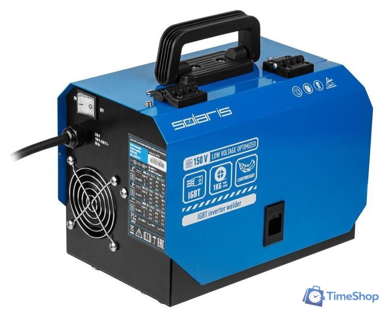 Сварочный инвертор Solaris FLUX-205 SL5721-9 (new) - Изображение №4 — Интернет-магазин Time-Shop