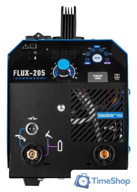 Сварочный инвертор Solaris FLUX-205 SL5721-9 (new) - Изображение №6 — Интернет-магазин Time-Shop
