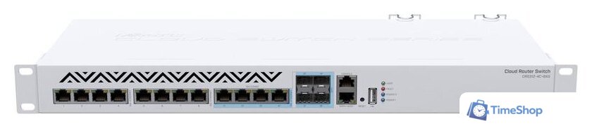 Управляемый коммутатор 3-го уровня Mikrotik CRS312-4C+8XG-RM - Изображение №1 — Интернет-магазин Time-Shop