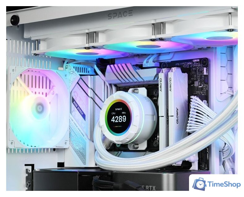 Система жидкостного охлаждения для процессора ID-Cooling Space SL360 XE WHITE - Изображение №11 — Интернет-магазин Time-Shop