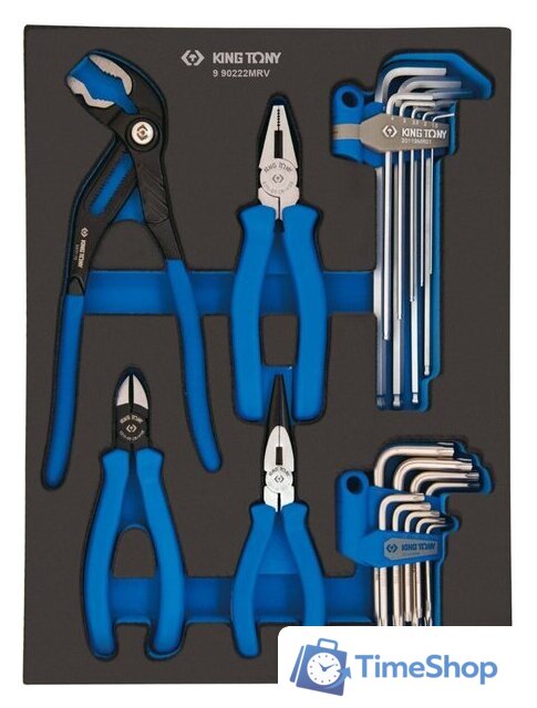 Набор пассатижей King Tony 9-90222MRV (22 предмета) - Изображение №1 — Интернет-магазин Time-Shop