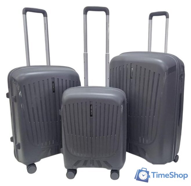 Чемодан-спиннер Mironpan 23107 (L, темно-серый) - Изображение №7 — Интернет-магазин Time-Shop