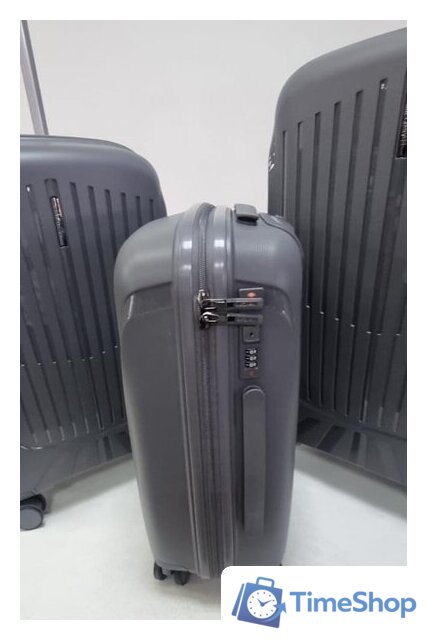 Чемодан-спиннер Mironpan 23107 (L, темно-серый) - Изображение №3 — Интернет-магазин Time-Shop