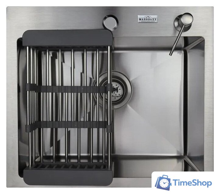 Кухонная мойка MARRBAXX C5040-R (стальной/нержавеющая сталь) - Изображение №2 — Интернет-магазин Time-Shop