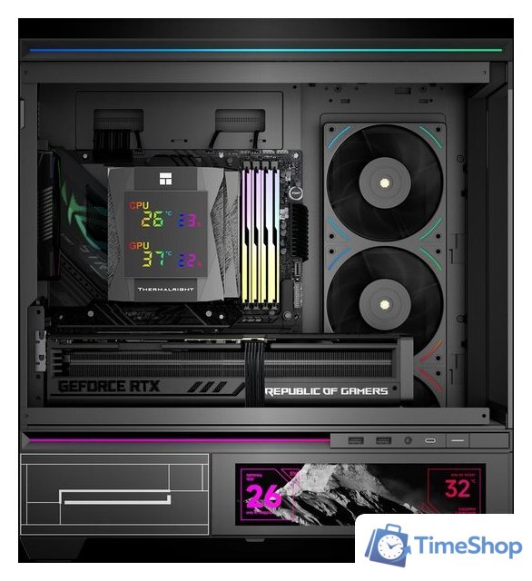 Кулер для процессора Thermalright Royal Knight 120 Digital (черный) - Изображение №2 — Интернет-магазин Time-Shop