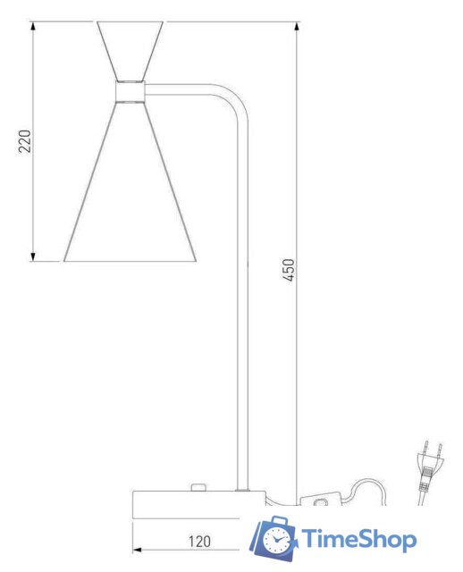 Настольная лампа Bogate's 01109/1 - Изображение №2 — Интернет-магазин Time-Shop
