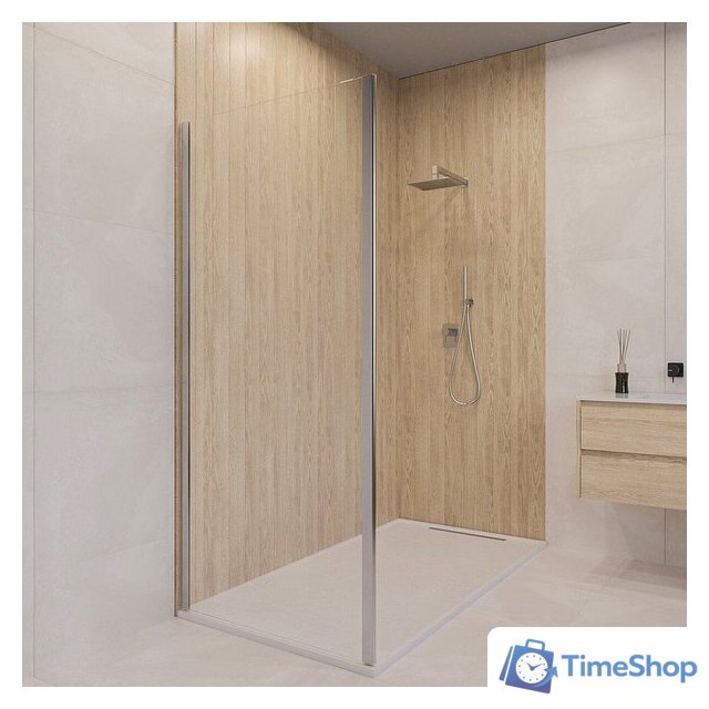 Душевая стенка RGW Z-050-5 352205507-11 (хром/прозрачное стекло) - Изображение №3 — Интернет-магазин Time-Shop