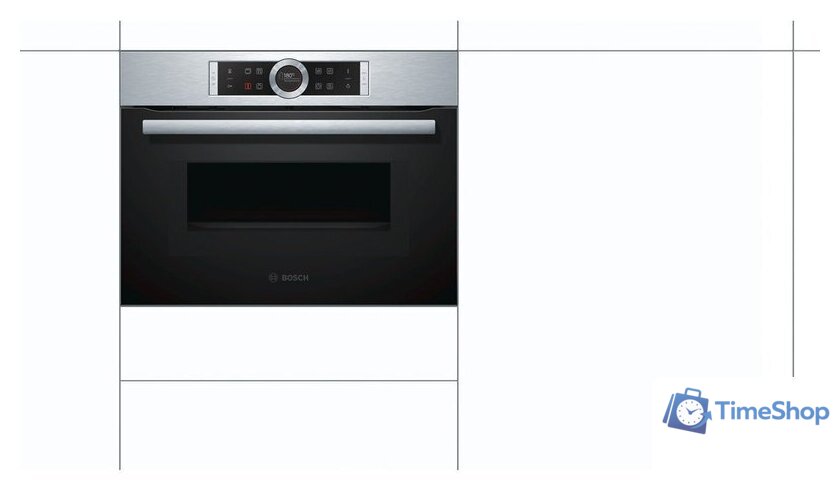 Электрический духовой шкаф Bosch CMG633BS1 - Изображение №2 — Интернет-магазин Time-Shop