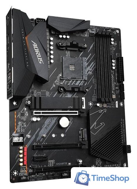 Материнская плата Gigabyte B550 Aorus Elite V2 (rev. 1.0) - Изображение №2 — Интернет-магазин Time-Shop