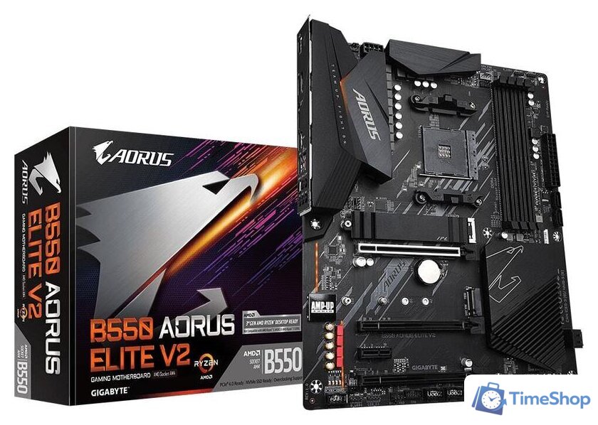 Материнская плата Gigabyte B550 Aorus Elite V2 (rev. 1.0) - Изображение №5 — Интернет-магазин Time-Shop