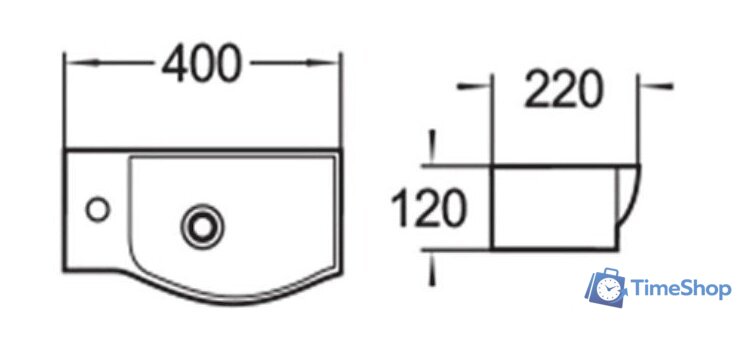 Умывальник SantiLine SL-2011R - Изображение №2 — Интернет-магазин Time-Shop