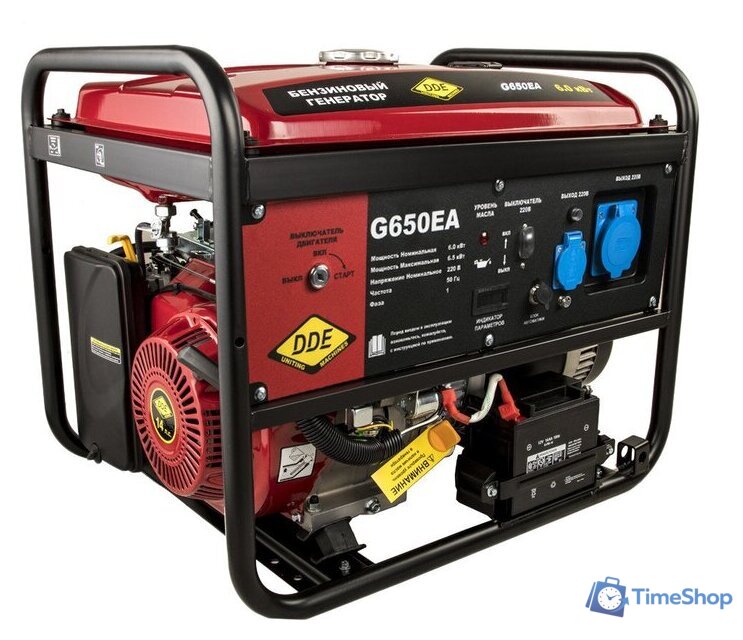Бензиновый генератор DDE G650EA - Изображение №1 — Интернет-магазин Time-Shop