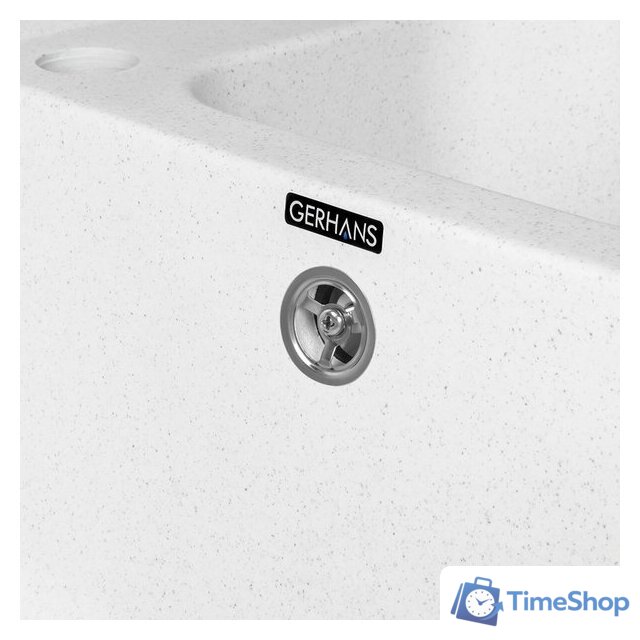 Кухонная мойка Gerhans E10 (белый) - Изображение №5 — Интернет-магазин Time-Shop