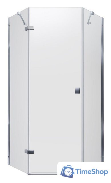 Душевой уголок Triton Сигма Хром А1 90х90 без поддона (прозрачное стекло) - Изображение №1 — Интернет-магазин Time-Shop