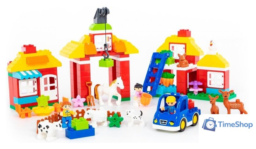 Конструктор Полесье 77592 Весёлая ферма - Изображение №3 — Интернет-магазин Time-Shop