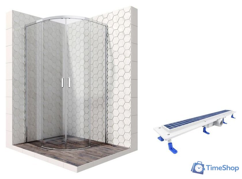 Душевой уголок Ambassador Set 11011101-ST1 - Изображение №1 — Интернет-магазин Time-Shop